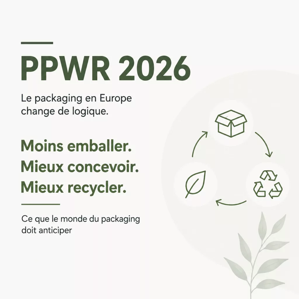 Schéma PPWR packaging and packaging waste regulation